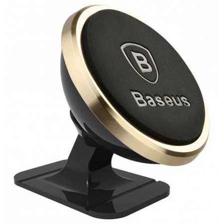 Автомобильный держатель Baseus 360 Rotation Magnetic Mount Holder, золото