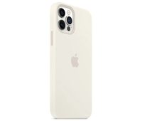Силиконовый чехол для iPhone 12 Pro Max, белый цвет