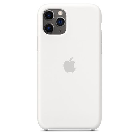 Силиконовый чехол для iPhone 11 Pro, белый цвет