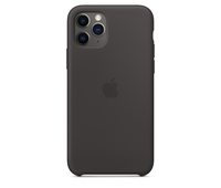 Силиконовый чехол для iPhone 11 Pro, чёрный цвет
