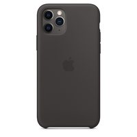 Силиконовый чехол для iPhone 11 Pro Max, чёрный цвет