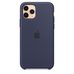 Силиконовый чехол для iPhone 11 Pro Max, тёмно‑синий цвет