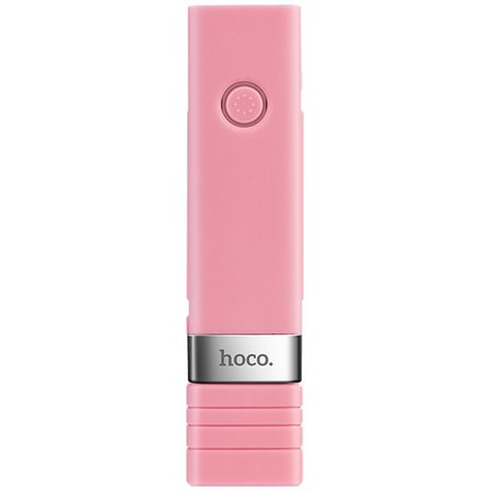 Монопод Bluetooth Hoco K4, розовый