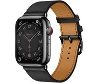 Умные часы Apple Watch Hermès Series 7 GPS + Cellular 45mm Space Black Stainless Steel Case with Noir Single Tour