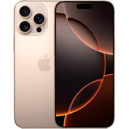 Apple iPhone 16 Pro Max 512 ГБ, «Песчаный Титановый», Dual: nano SIM + eSIM