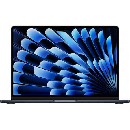 Apple MacBook Air 15" (M3, 8C CPU/10C GPU, 2024), 8 ГБ, 512 ГБ SSD, «полуночный черный»