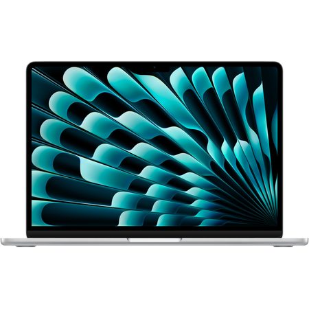 Apple MacBook Air 15" (M3, 8C CPU/10C GPU, 2024), 8 ГБ, 256 ГБ SSD, серебристый