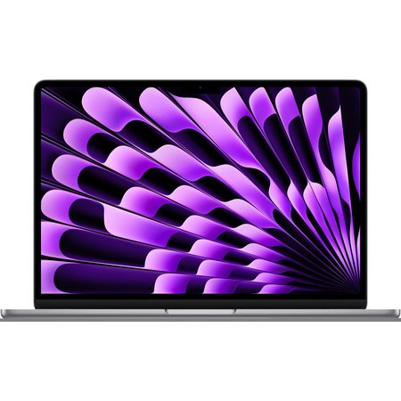 Apple MacBook Air 15" (M3, 8C CPU/10C GPU, 2024), 8 ГБ, 256 ГБ SSD, «серый космос»