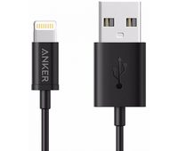 Дата-кабель для iPod, iPhone, iPad Anker Powerline 0.9m USB-Lightning (A7101H12) Black