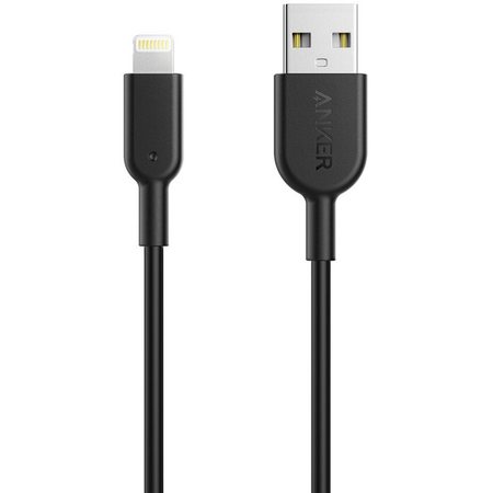 Дата-кабель для iPod, iPhone, iPad Anker Powerline II 0.9m USB-Lightning (A8432H11) Black