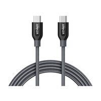 Кабель Anker PowerLine+ 1.8 м USB-C to USB-C (A81880A1) Grey