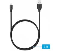 Кабель Anker Powerline 0.9 м (A8132H12) USB - microUSB (Black)