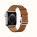 Умные часы Apple Watch Hermès Series 7 GPS + Cellular 45мм Stainless Steel Case with Single Tour Deployment Buckle, серебристый/Fauve