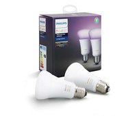 Умная лампа Philips Hue White and Color Ambiance E27 (2 штуки)